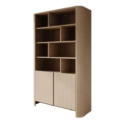 Meubella - Barbados - Boekenkast - Eiken - 103x39x170 cm