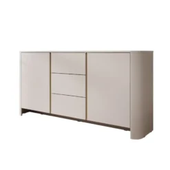 Meubella - Barbados - Dressoir - Beige - 168x39x84 cm