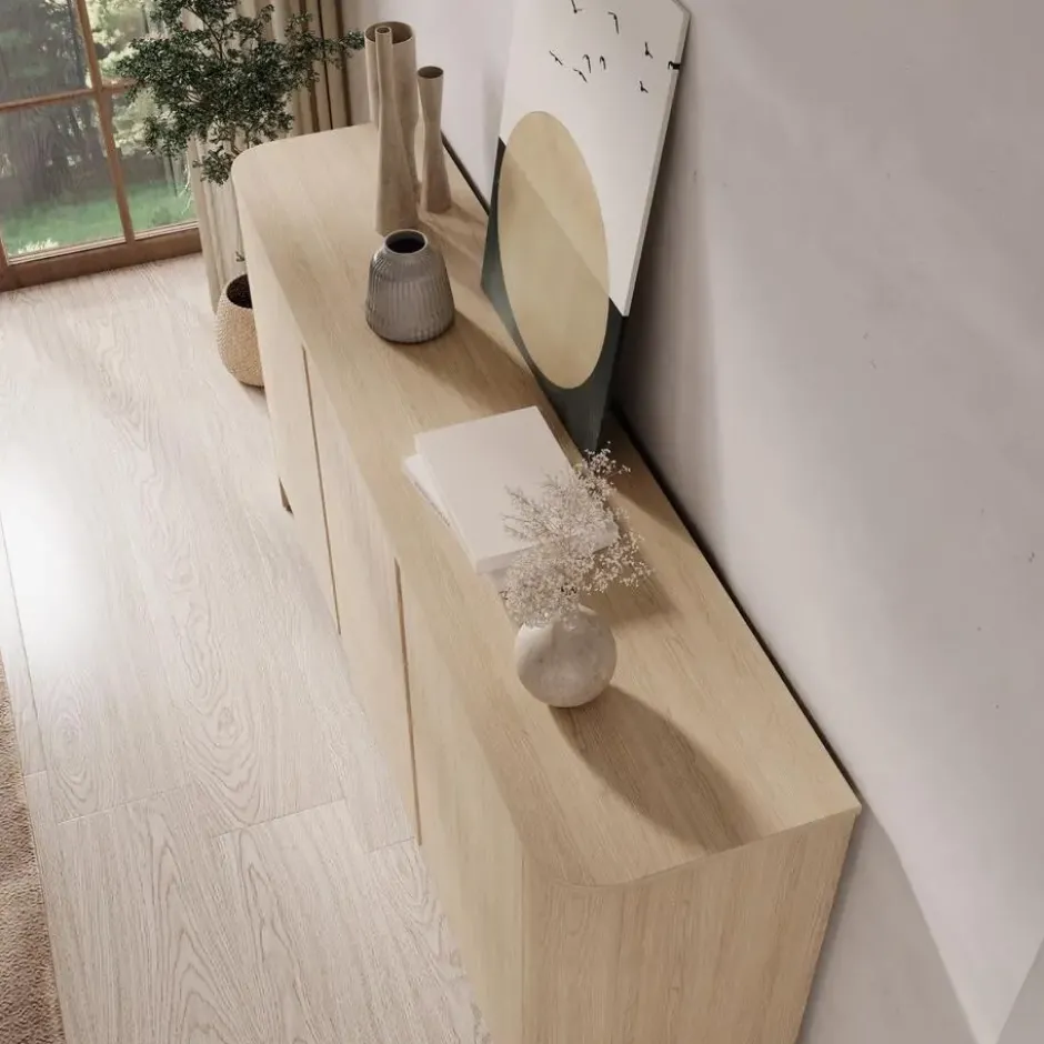 Meubella - Barbados - Dressoir - Eiken - 168x39x84 cm