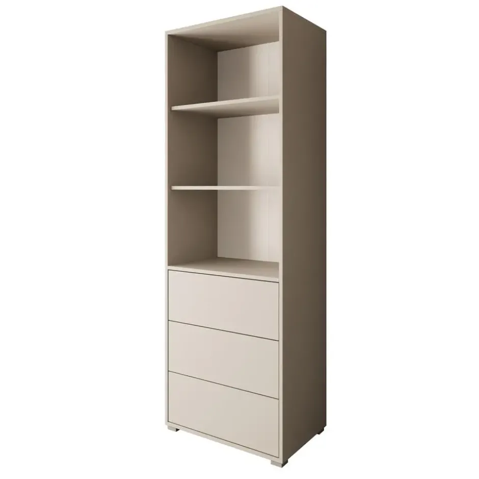 Meubella - Boekenkast Gideon - Beige - 60 cm