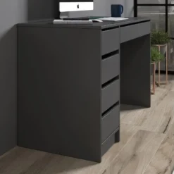 Meubella - Bureau Avio - Grijs - 120 cm