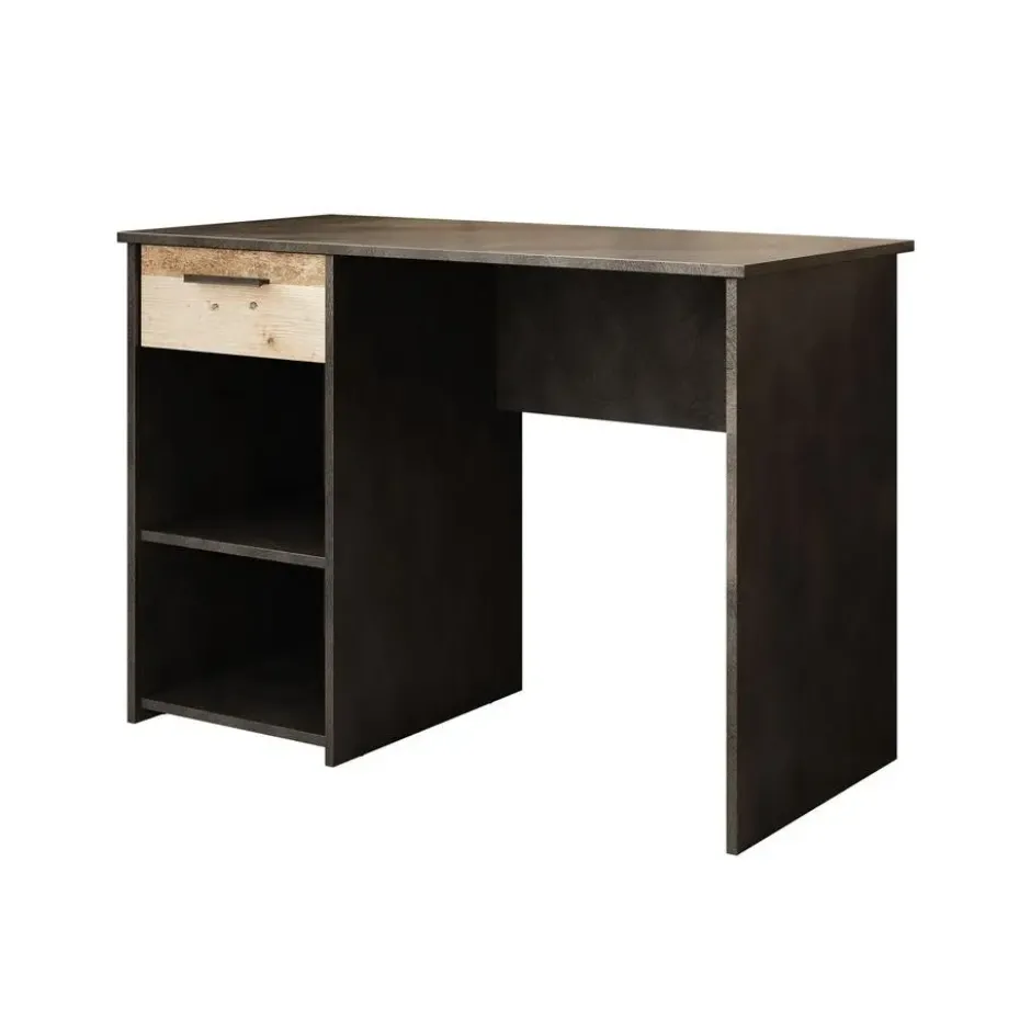 Meubella - Bureau Hyatt - Eiken - Wit - 156 cm