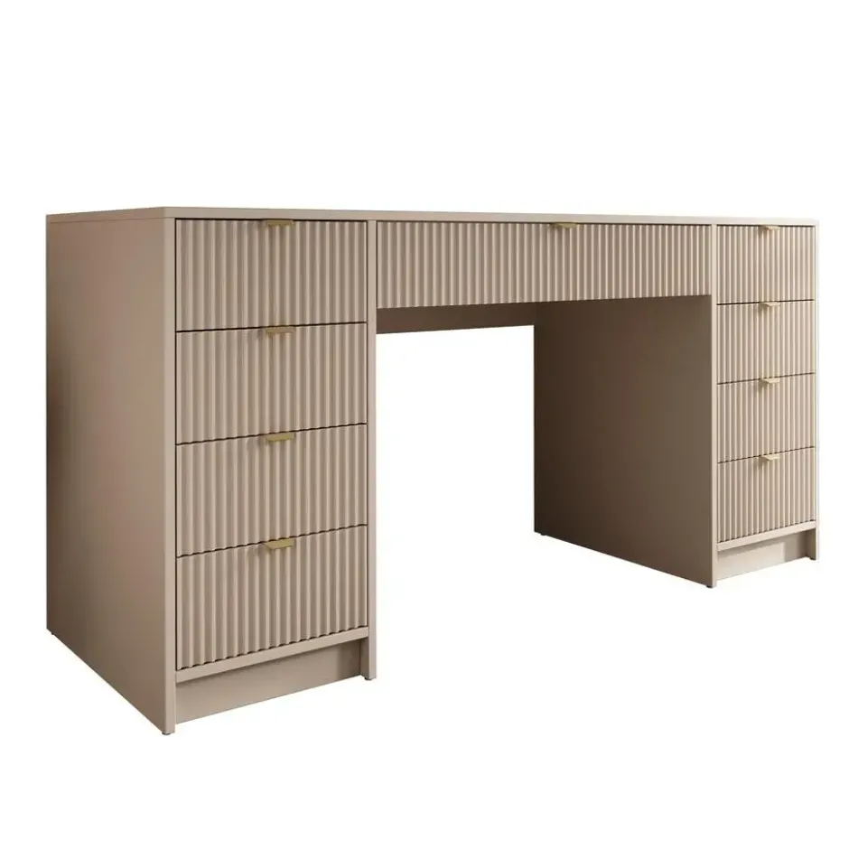 Meubella - Bureau Tavares 2 - Beige - 154 cm