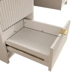 Meubella - Bureau Tavares 2 - Beige - 154 cm