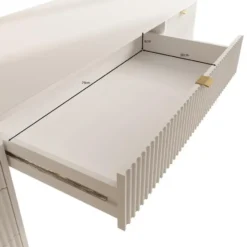 Meubella - Bureau Tavares 2 - Wit - 154 cm