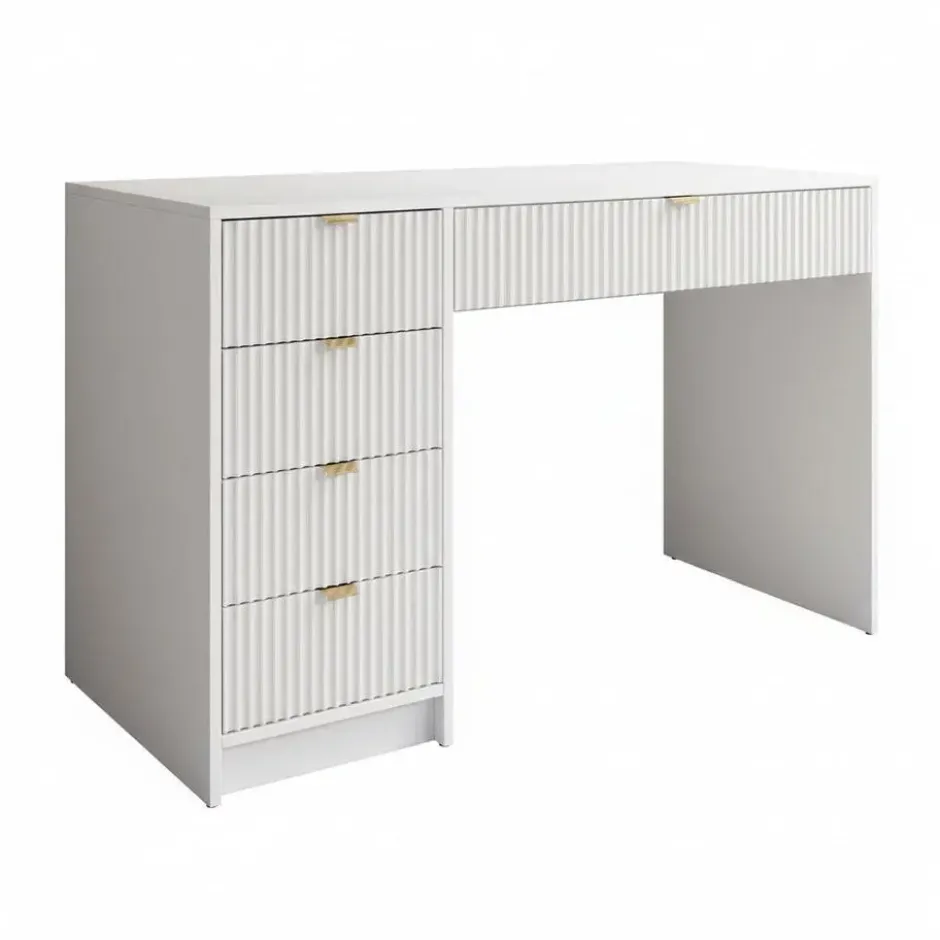Meubella - Bureau Tavares - Wit - 120 cm