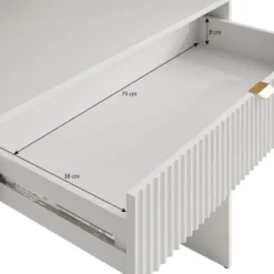 Meubella - Bureau Tavares - Zwart - 120 cm