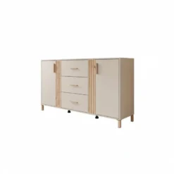 Meubella - Dressoir Bahia - Beige - 163 cm