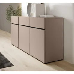 Meubella - Dressoir Cainan - Beige - 180 cm