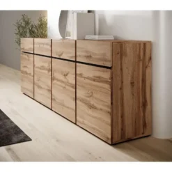 Meubella - Dressoir Cainan - Eiken - 225 cm