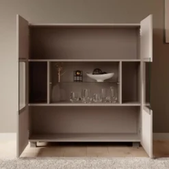Meubella - Dressoir Calgary - Beige - 100 cm