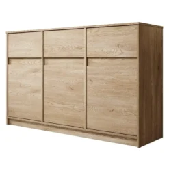 Meubella - Dressoir Cuarto 2 - Eiken - 138 cm