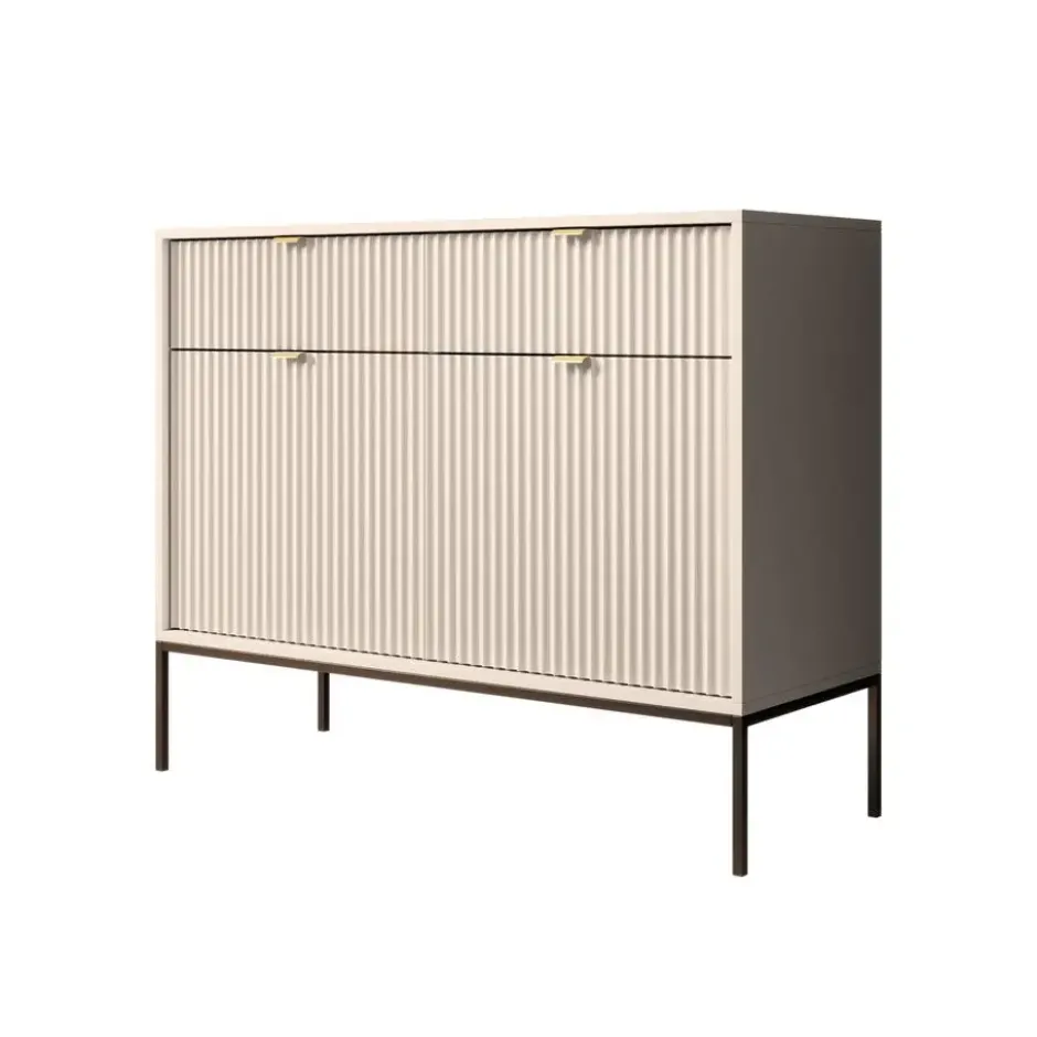 Meubella - Dressoir Navil - Beige - 104 cm