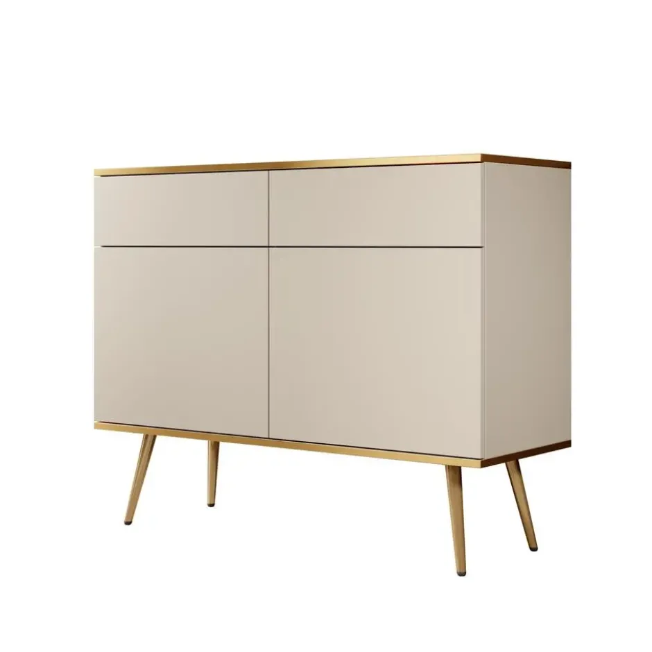 Meubella - Dressoir Orleans - Beige - 107 cm