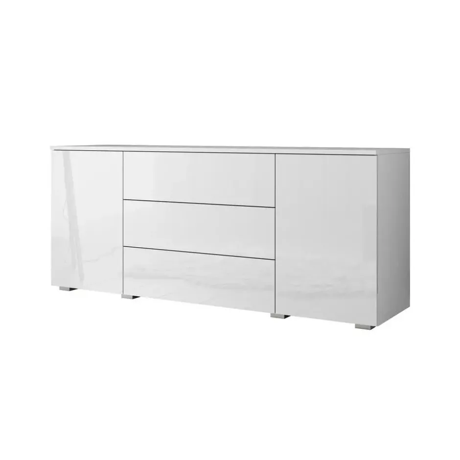 Meubella - Dressoir Pure - Wit - 150 cm
