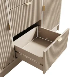 Meubella - Dressoir Tavares - Beige - 118 cm