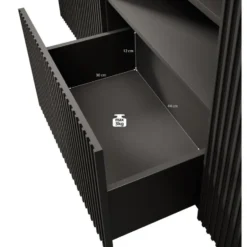 Meubella - Dressoir Vintar - Eiken - 150 cm