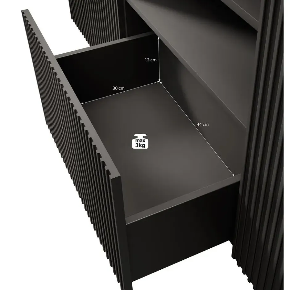 Meubella - Dressoir Vintar - Eiken - 150 cm
