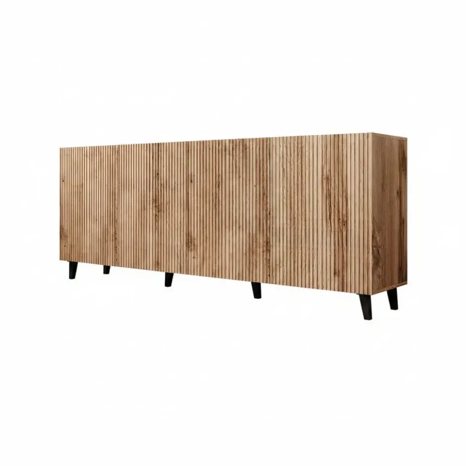 Meubella - Dressoir Vintar - Eiken - 200 cm