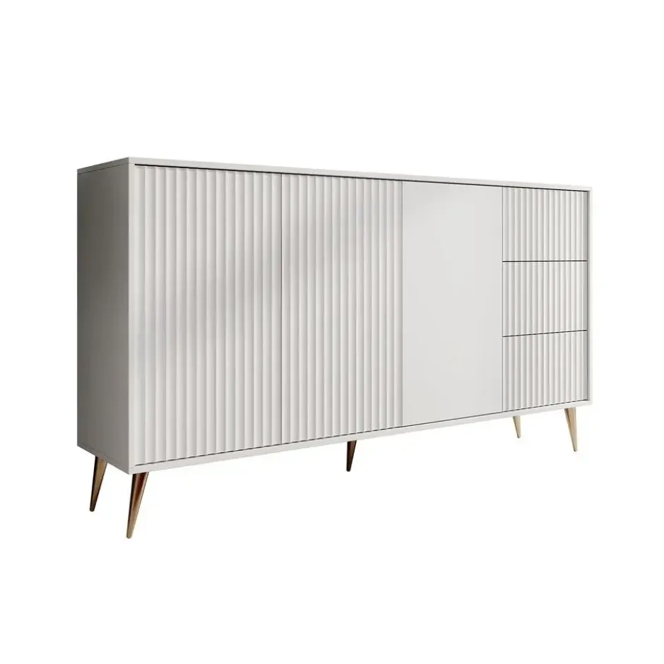 Meubella - Dressoir Winq - Wit - 180 cm