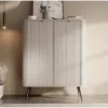 Meubella - Dressoir Zakari - Beige - 103 cm