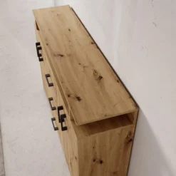 Meubella - Duna - Dressoir - Eikenpatroon - 139x34x90 cm