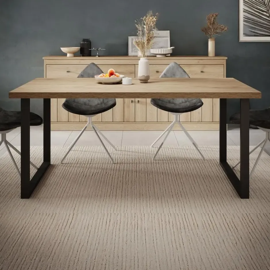 Meubella - Eetkamertafel Vince - Eiken - 180 cm