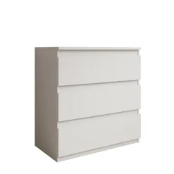 Meubella - Eskar - Ladekast - Wit - 77x42x80 cm