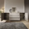 Meubella - Galeno - Dressoir - Beige - 225x41x86 cm