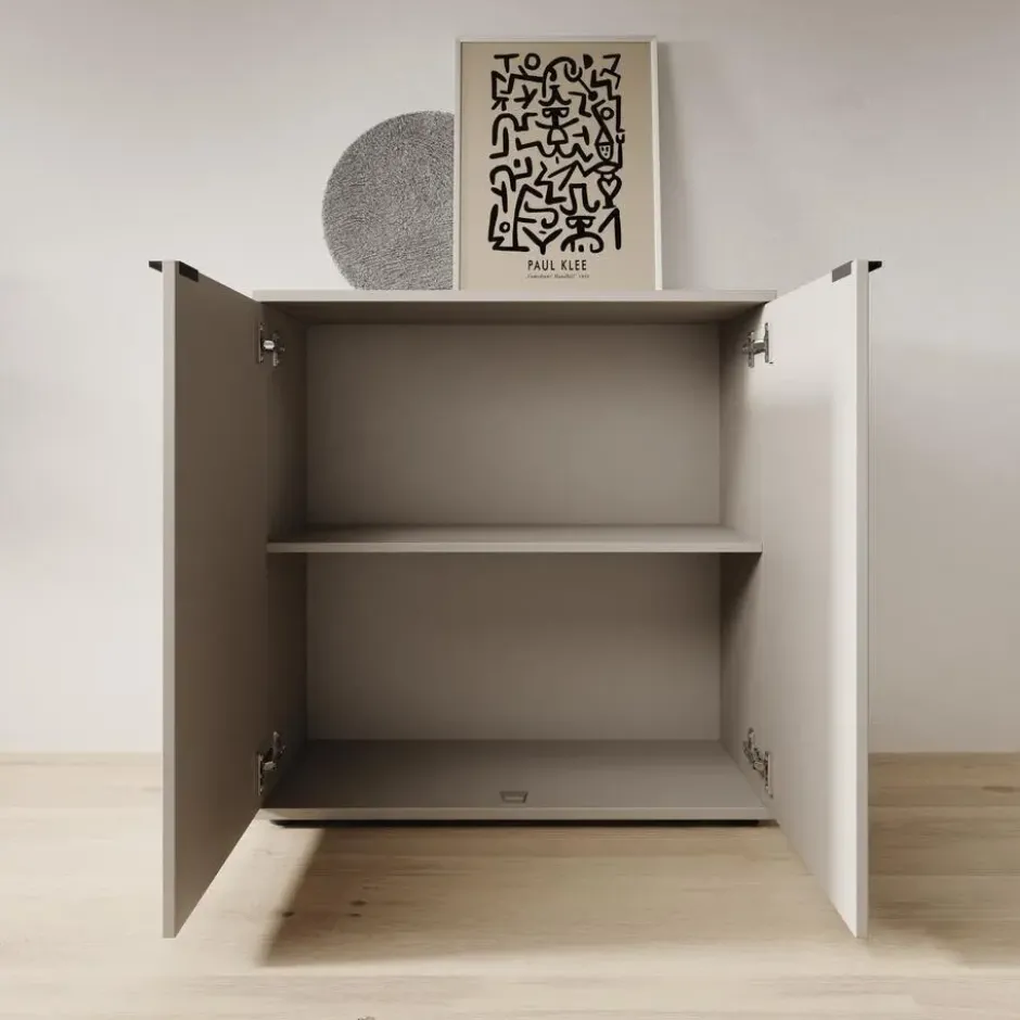 Meubella - Galeno - Dressoir - Beige - 80x34x82 cm