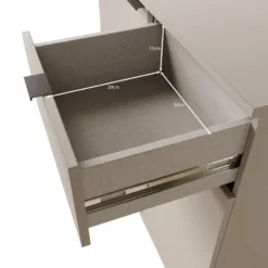 Meubella - Galeno 2 - Dressoir - Beige - 80x34x82 cm