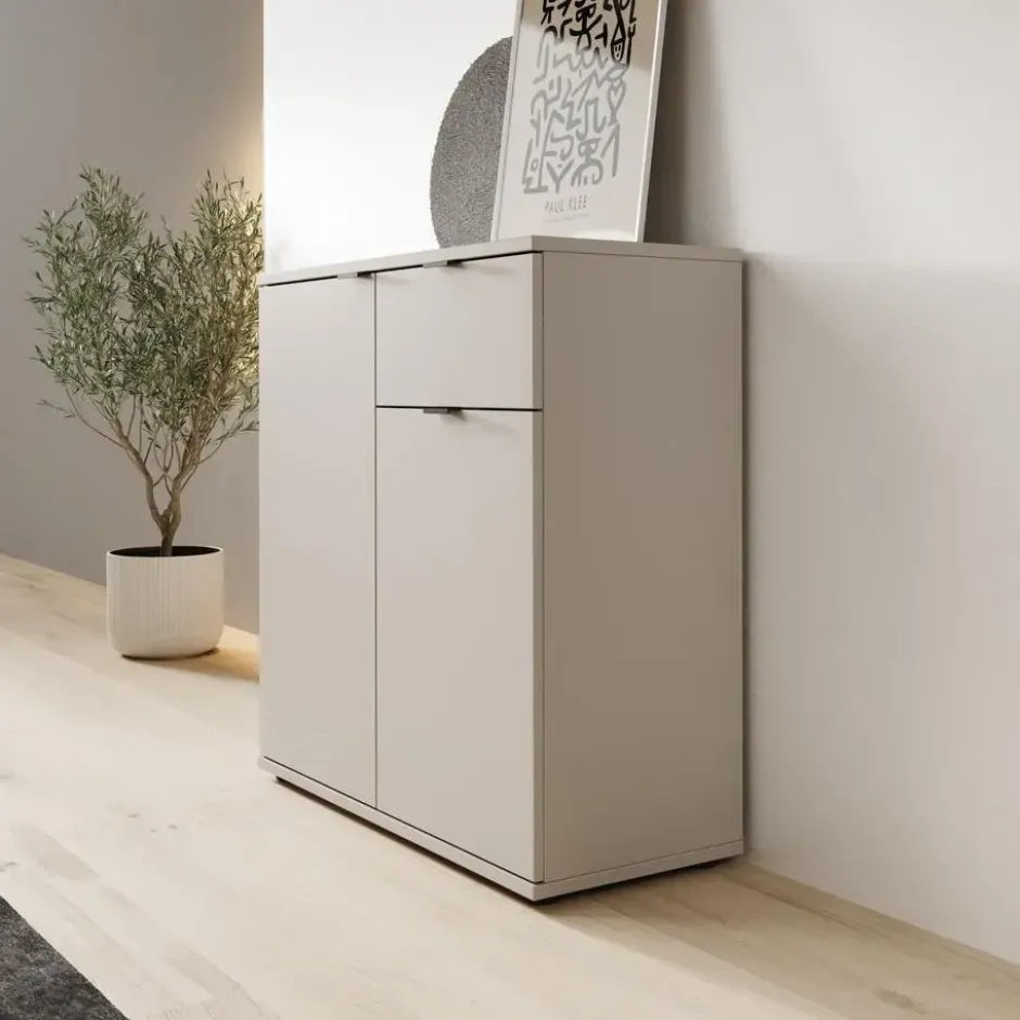 Meubella - Galeno 2 - Dressoir - Beige - 80x34x82 cm