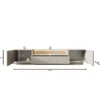Meubella - Heath - TV-Meubel - Beige - 203x40x43 cm