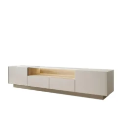 Meubella - Heath - TV-Meubel - Beige - 203x40x43 cm