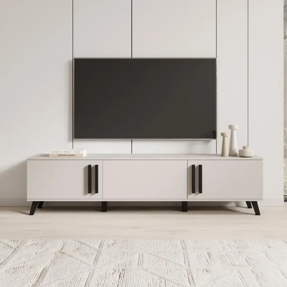 Meubella - Hydra - TV-Meubel - Beige - 180 cm