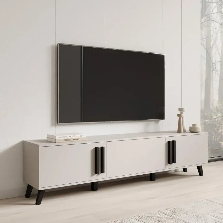 Meubella - Hydra - TV-Meubel - Beige - 180 cm