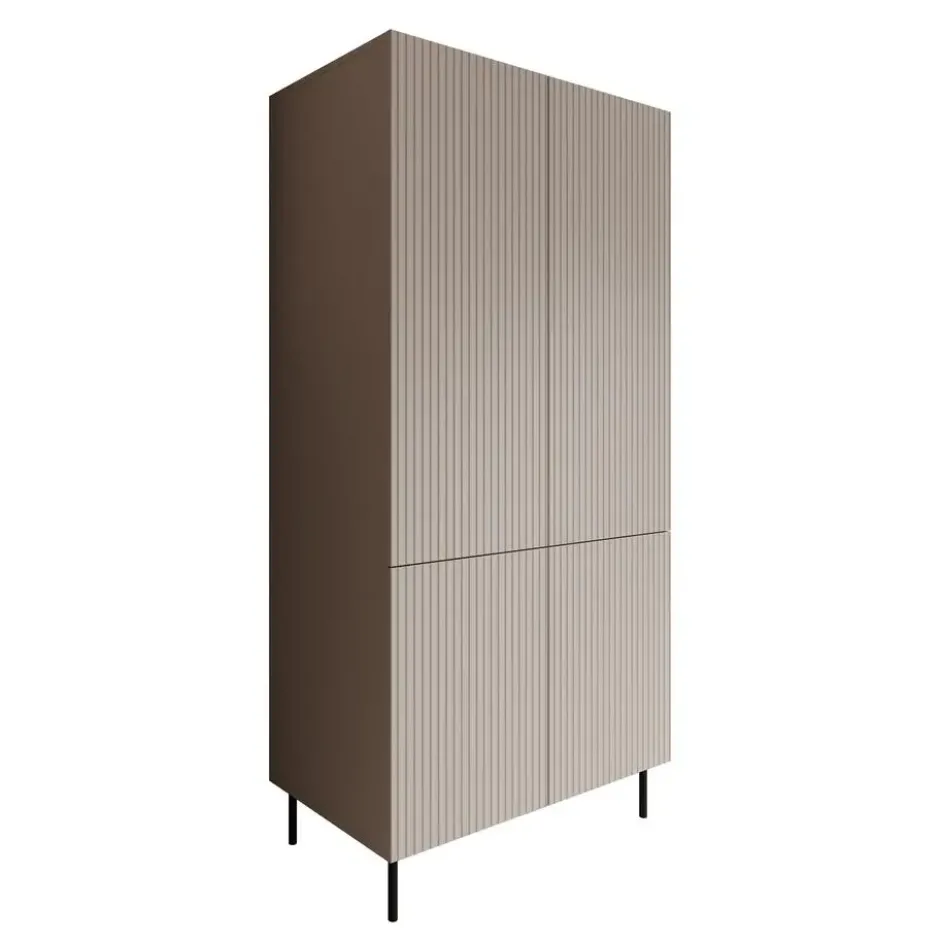 Meubella - Kledingkast Alex - Beige - 90 cm
