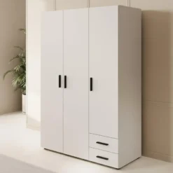 Meubella - Kledingkast Bellini - Wit - 120 cm