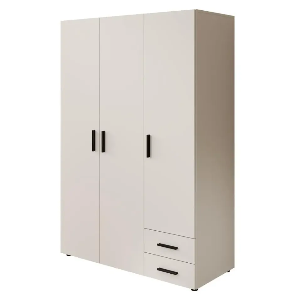 Meubella - Kledingkast Bellini - Wit - 120 cm