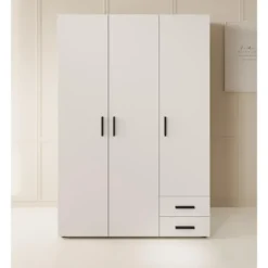 Meubella - Kledingkast Bellini - Wit - 120 cm