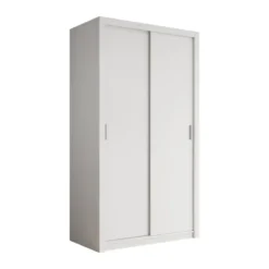 Meubella - Kledingkast Blake - Wit - 120 cm