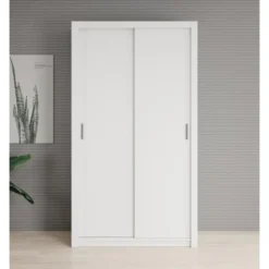 Meubella - Kledingkast Blake - Wit - 120 cm