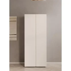 Meubella - Kledingkast Brussel - Wit - 74 cm