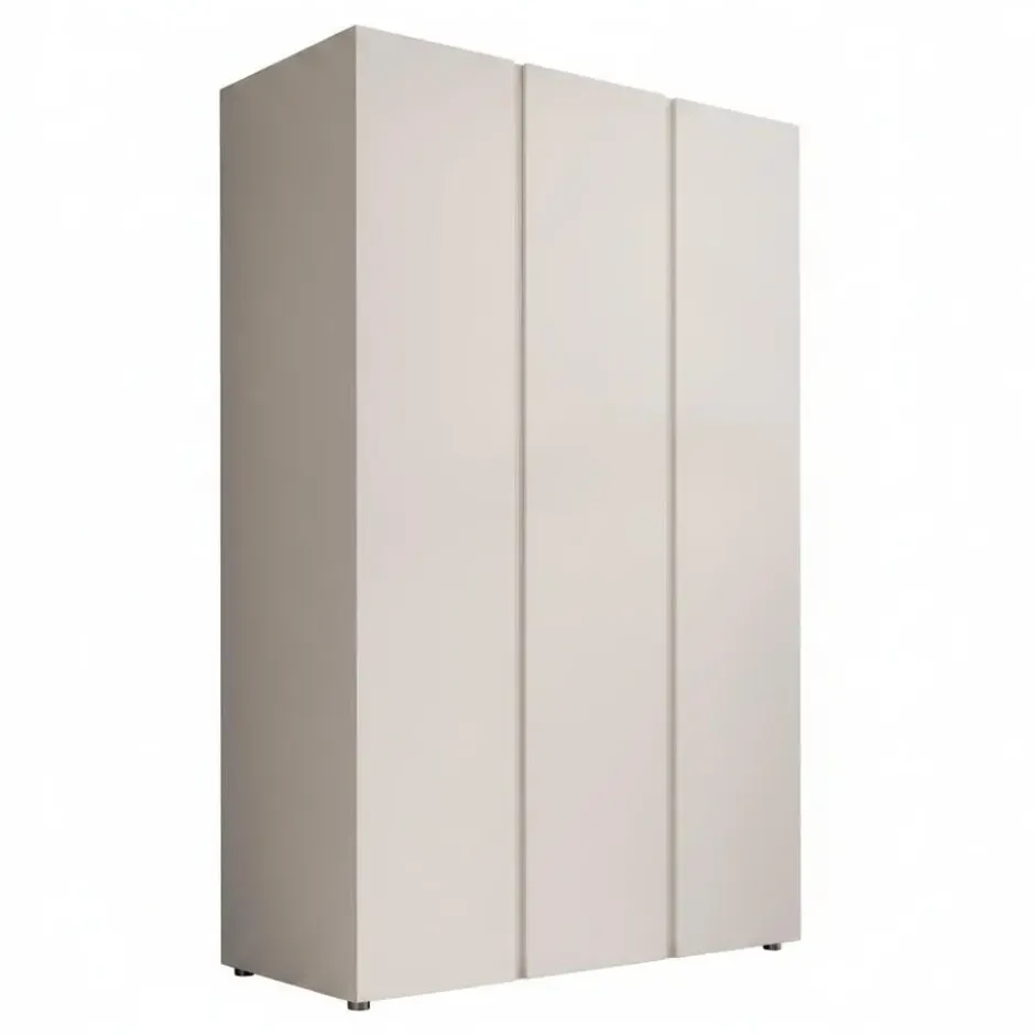 Meubella - Kledingkast Brussel - Wit - 111 cm