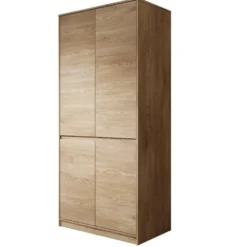 Meubella - Kledingkast Cuarto - Eiken - 91 cm