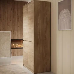 Meubella - Kledingkast Cuarto - Eiken - 91 cm