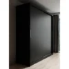 Meubella - Kledingkast Mandalin - Zwart - 200 cm
