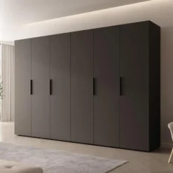 Meubella - Kledingkast Marquesa - Zwart - 300 cm