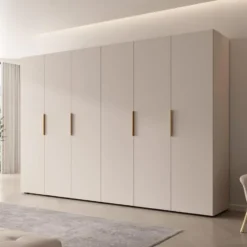 Meubella - Kledingkast Marquesa - Beige - 300 cm