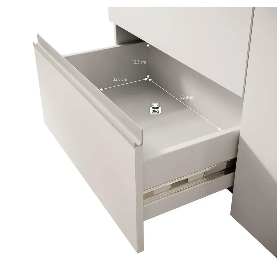 Meubella - Kledingkast Walter - Wit - 170 cm